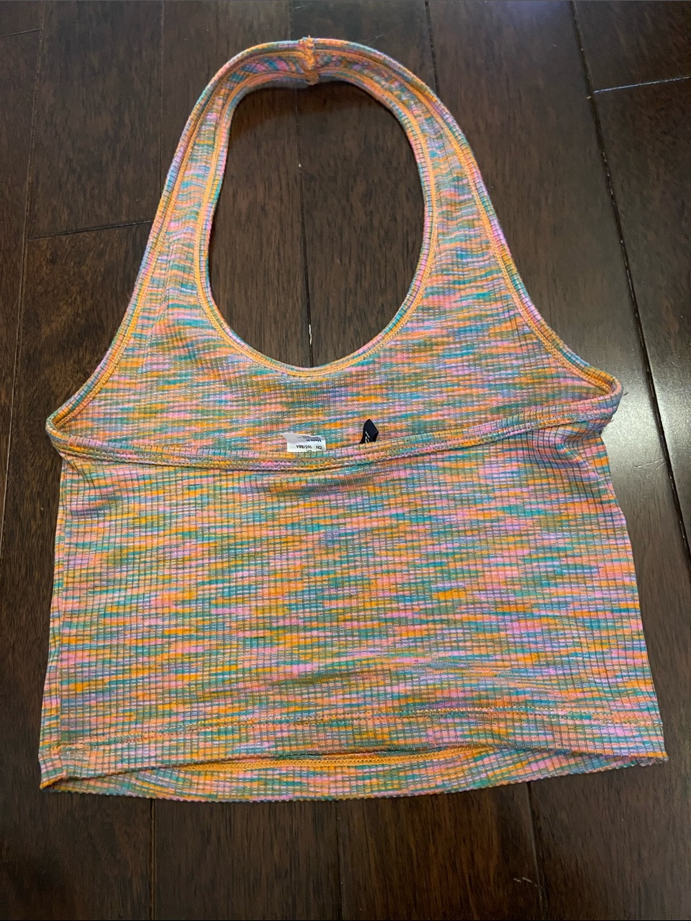 H&M Multicolor Ribbed Racerback Tank Top - Picture 2 of 3